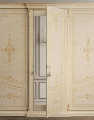 Luxe kledingkast kast stijl meubels klassieke slaapkamer kasten hout