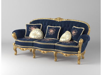 Chesterfield Klassieke Driepersoons Bankstel Woonkamer Textiel Banken 3-Zits Nieuw