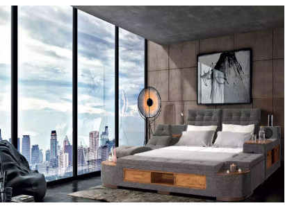 Multifunctioneel bed Tweepersoonsbed Moderne bedframe Bedden 200x200cm Hotel Nieuw