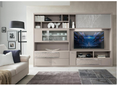 Muurkast Dressoir Woonkamer Tv-Commodes Hout Ontwerp Modern Beige