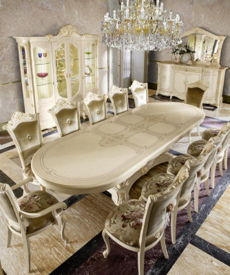 Houten meubels uit Italië Eetkamertafels Inrichting Eettafel Luxe Tafel Massief