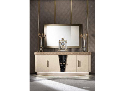 Commode met spiegel Hout Ladenkast Meubels Kast Slaapkamer Luxe Sideboard Nieuw