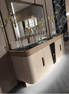 Commode met spiegel Hout Ladenkast Meubels Kast Slaapkamer Luxe Sideboard Nieuw