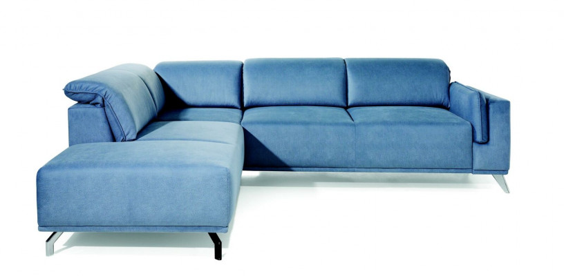 Hoekbank slaapbank bekleding hoekbank zitkussen set bedlade stof nieuw