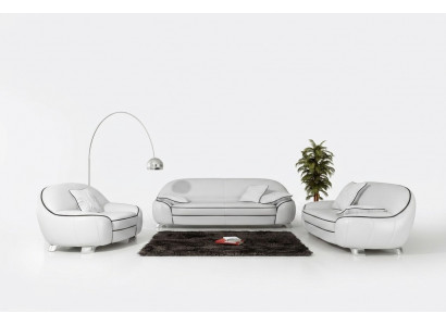 Leren bank bank woonlandschap 3+2+1 zits bankstel design modern sofa F3013