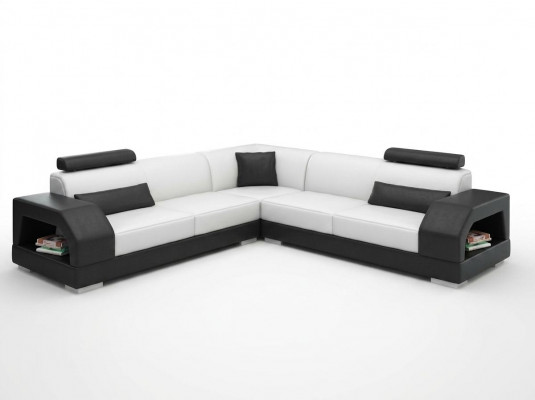 Leren bank Bankstel Woonlandschap Hoekbank Hoek set Design Modern Bank G8001B
