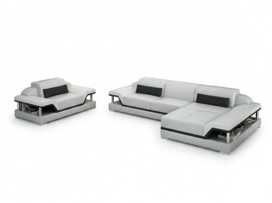 Ontwerp leren bank bank bank bekleding hoek woonlandschap set banken nieuw G8004F