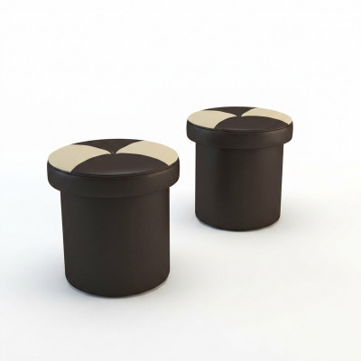 Ontwerp gestoffeerde voetenbank Ottomaans Stoel Chaise Gestoffeerd FT008