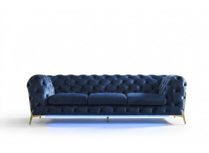 Chesterfield zitplaats van textiel stof 2-zits woonkamer bank bankstel