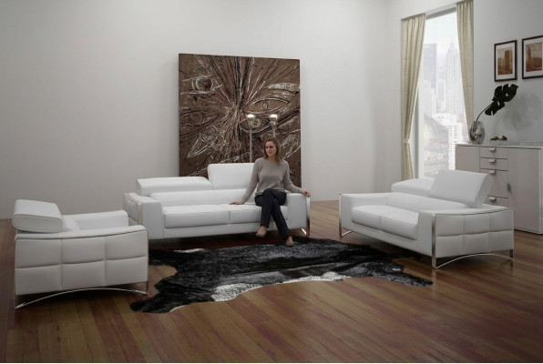 Sofa Bank Bekleding XXL Groot 3-Zits (zonder 2+1) Bankstellen Lederen Zit Ontwerp