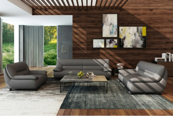 Sofa Bank Bekleding 3-Zits Leerbanken Bankstellen Zitontwerp