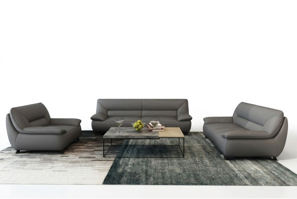 Sofa Bank Bekleding 3-Zits Leerbanken Bankstellen Zitontwerp