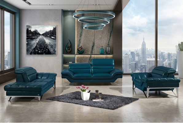 Sofa set van leer, 3+2 zits bankstel (zonder fauteuil), zitbank kussen set 994.