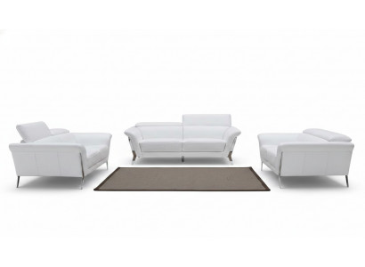 Sofa van leer Set 3+2 (zonder fauteuil) Bank Zitkussen Garnituur 1547