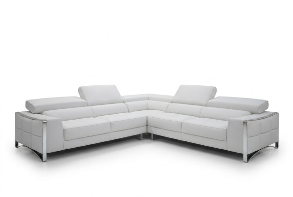 Ledersofa Bankstel Woonlandschap Hoekbank Hoek Garnituur Design Modern Sofa 1504B