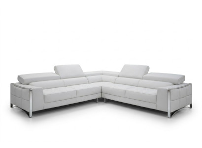 Ledersofa Bankstel Woonlandschap Hoekbank Hoek Garnituur Design Modern Sofa 1504B