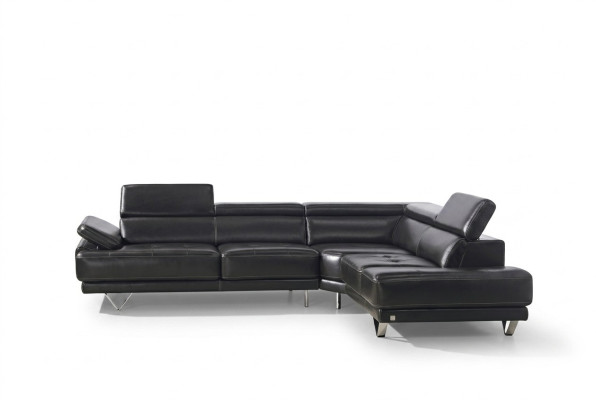 Multifunctionele bank hoekbank Media TV bank Leren bankstel 291 x 222 cm L-vorm Nieuw