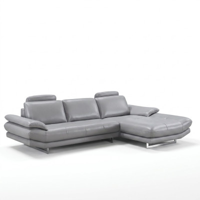 Leren bank bank woonlandschap hoekbank hoekgroep design modern sofa 1508