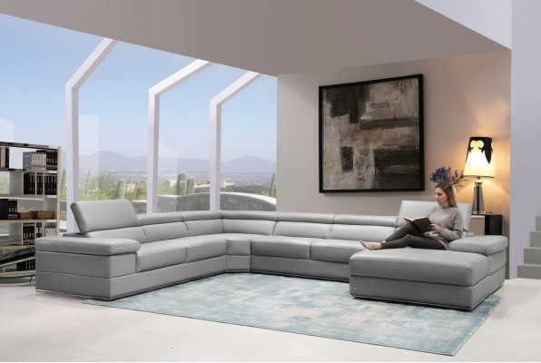 Leren bank bank woonlandschap hoekbank hoekbank ontwerp modern bankstel 1530B