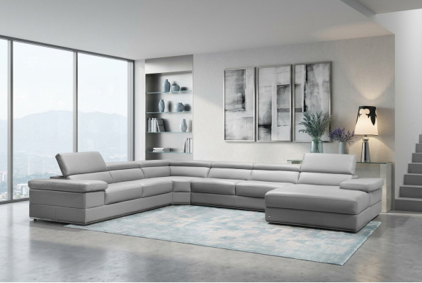 Leren bank bank woonlandschap hoekbank hoekbank ontwerp modern bankstel 1530B