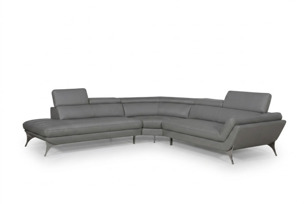 Leren bank Bank Woonlandschap Hoekbank Hoekstel Ontwerp Modern Sofa 1541