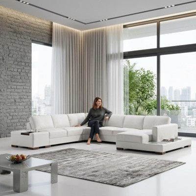 Leren bank hoekbank bank woonlandschap bekleding zitmeubel hoekbank XXL grote banken nieuw  Leren bank hoekbank bank woonlandschap bekleding zitmeubel hoekbank XXL grote banken nieuw