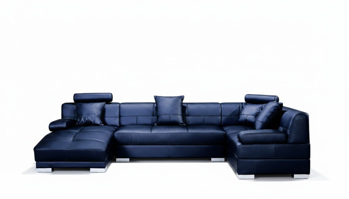 Leren bank Bank Woongebeid Hoekbank Hoekstel Design Modern Decor