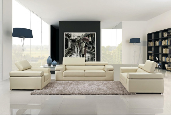 Sofagarnituur Bank 80 20 Bekleding Leer Bank Woonkamer Zit 3+2+1 Set