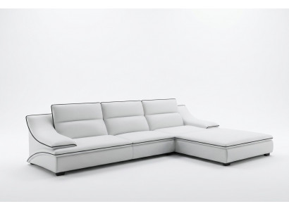 Lederen bank Bank Woonlandschap Hoekbank Hoekmeubel Design Moderne Bankstel A1160C
