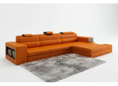 Leren bank Bank Woonkamer hoekbank Hoekbank Ontwerp Modern Bank B2006B