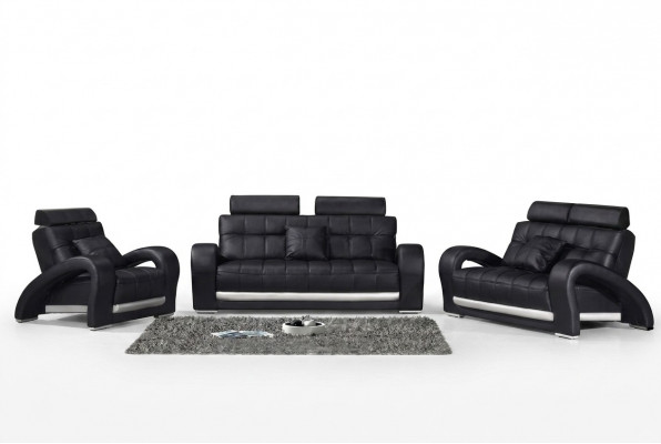 Leren bank bankstel woonlandschap 3+2+1 zits bankstel Ontwerp Modern Sofa B2023