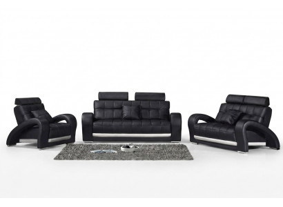 Leren bank bankstel woonlandschap 3+2+1 zits bankstel Ontwerp Modern Sofa B2023