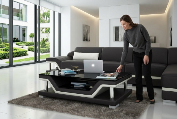 Salontafel Tafel Salontafels Glazen tafel Designer Bijzettafel CT9003