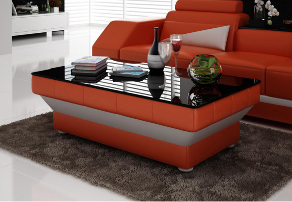 Kindveilige salontafel Tafel Salontafels Glazen tafel Bijzettafel