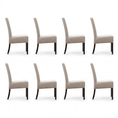 8x Stoel Set Beklede Zit Stoelen Set Wachtkamer Kantoor Praktijk Lounge Club