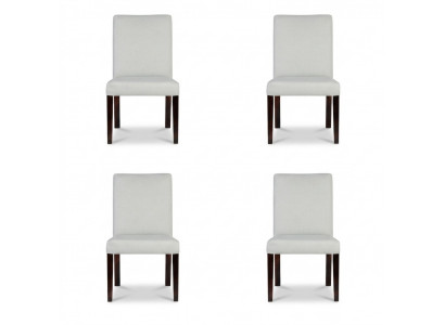 4x Stoelen Stoel Bekleding Design Lounge Club Zit Leuning Set Fauteuil Nieuw