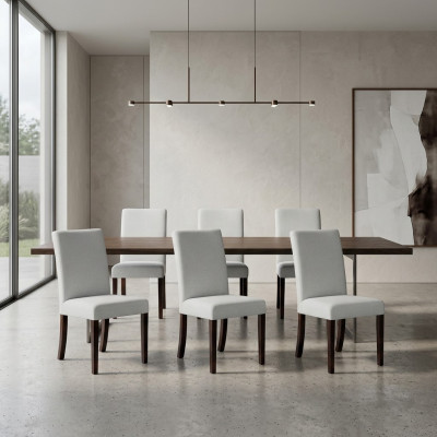 6x Stoelen Stoel Bekleding Ontwerp Lounge Club Zit Rugstel Zitting Fauteuil Nieuw