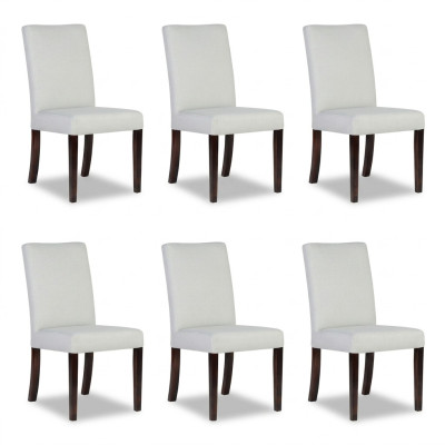 6x Stoelen Stoel Bekleding Ontwerp Lounge Club Zit Rugstel Zitting Fauteuil Nieuw