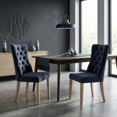 6x Stoelen Stoel Bekleding Design Chesterfield Suite Fauteuil Compleet Set