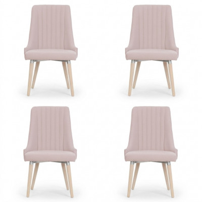 4x stoelen Stoel Bekleding Modern Set Ontwerp Fauteuil Compleet Nieuw
