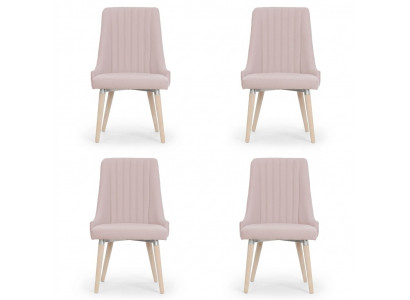 4x stoelen Stoel Bekleding Modern Set Ontwerp Fauteuil Compleet Nieuw