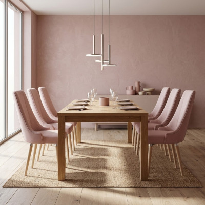 8x Stoelen Stoel Bekleding Modern Set Ontwerp Leun Garnituur Fauteuil Compleet Nieuw