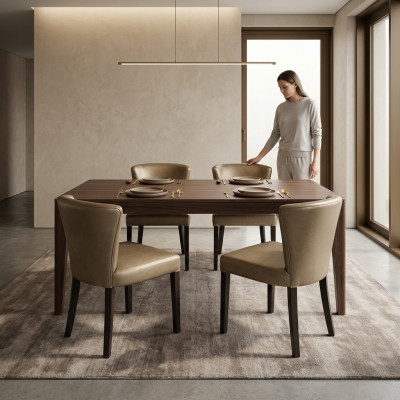4x Stoelen Stoel Bekleding Ontwerp Rugstel Garnituur Fauteuil Compleet Modern Set Nieuw