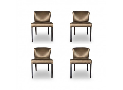 4x Stoelen Stoel Bekleding Ontwerp Rugstel Garnituur Fauteuil Compleet Modern Set Nieuw