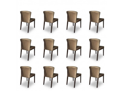 8x Stoelen Stoel Bekleding Ontwerp Armleuning Garnituur Fauteuil Compleet Modern Set Nieuw
