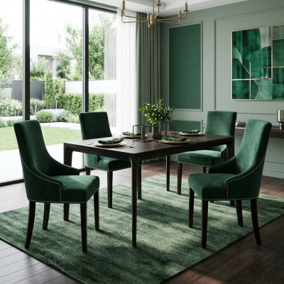 4x Design Kussenstoelen Stoelenset voor Zithoek Fauteuil Lounge Club Set