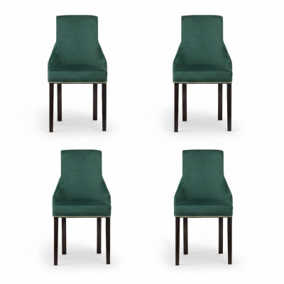 4x Design Kussenstoelen Stoelenset voor Zithoek Fauteuil Lounge Club Set