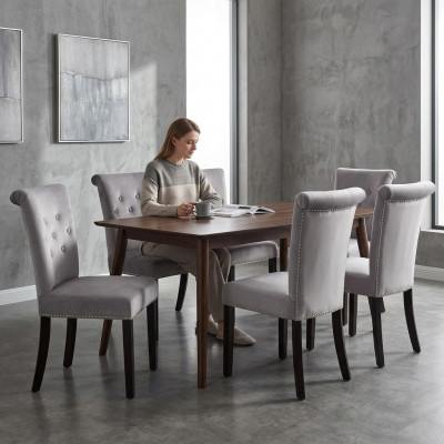 6x Design gestoffeerde zitstoelen stoelenset fauteuil lounge club fauteuil