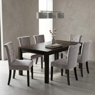 6x Design gestoffeerde zitstoelen stoelenset fauteuil lounge club fauteuil