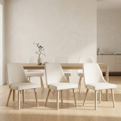 6x Ontwerp Beklede Zitstoelen Stoel Zien Garnituur Fauteuil Lounge Club Set